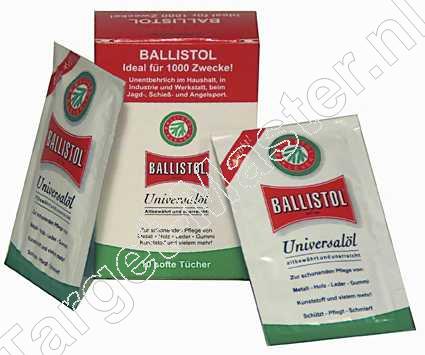 BALLISTOL  -  Wapen Doekjes  -  UNIVERSEEL  -  inhoud 10 stuks